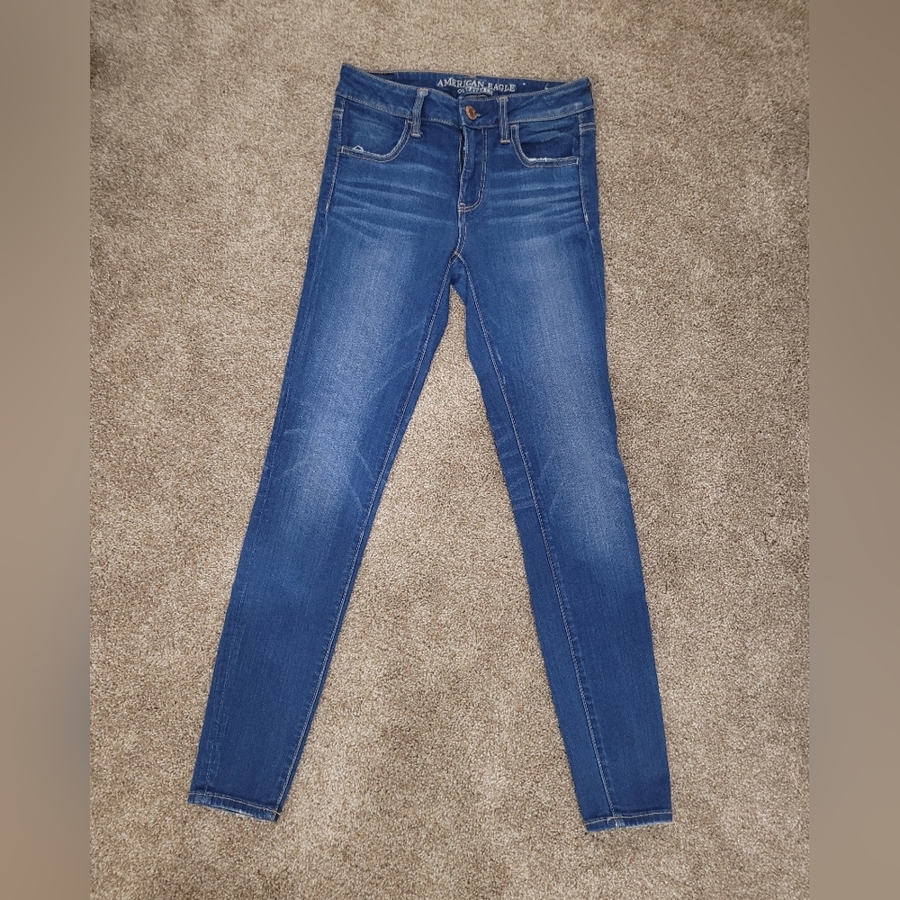 American eagle mid rise jegging